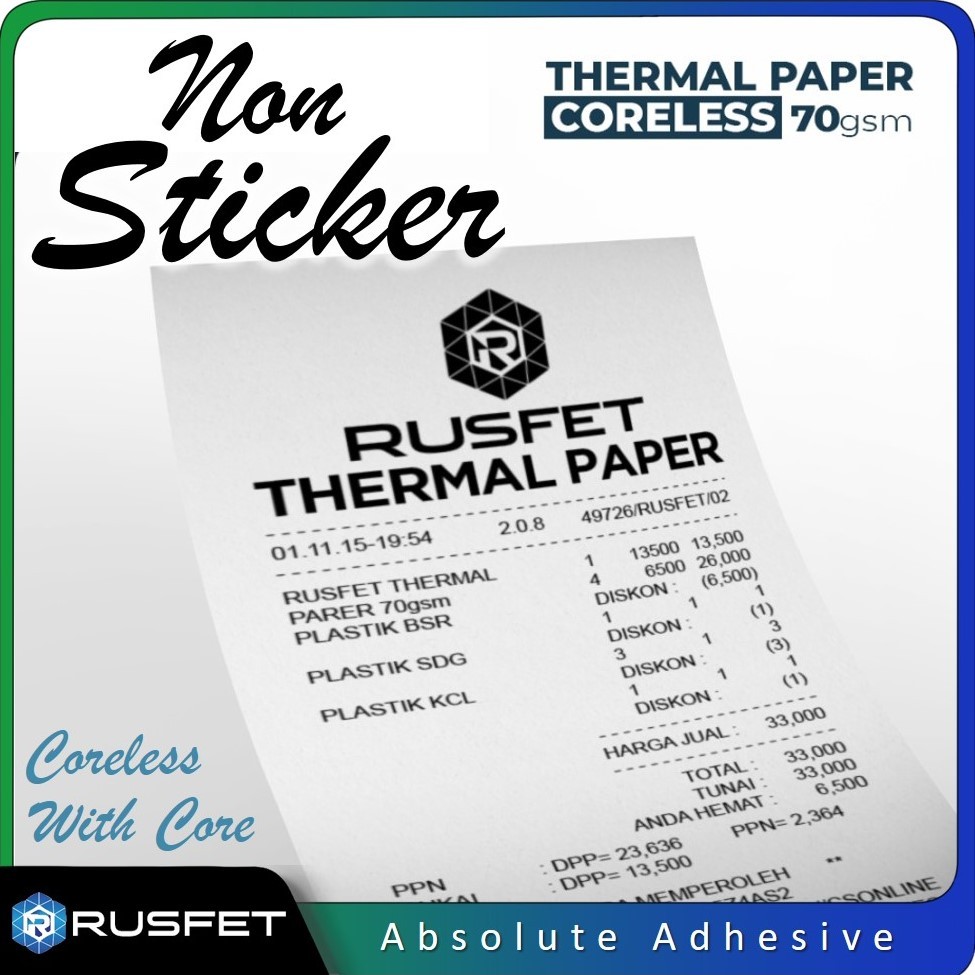 Jual Kertas Printer Thermal 57mm x 30mm / Kertas Termal Struk Kasir ...