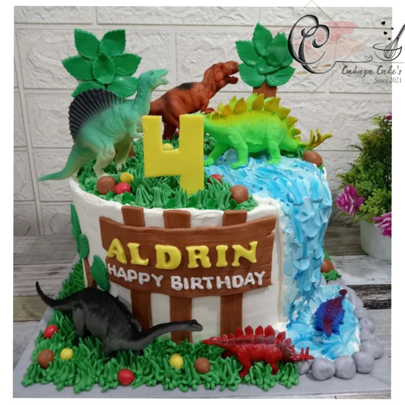 Jual Dinosaurus Cake / Kue Ulang Tahun Dinosaurus / Kue Ultah Custom