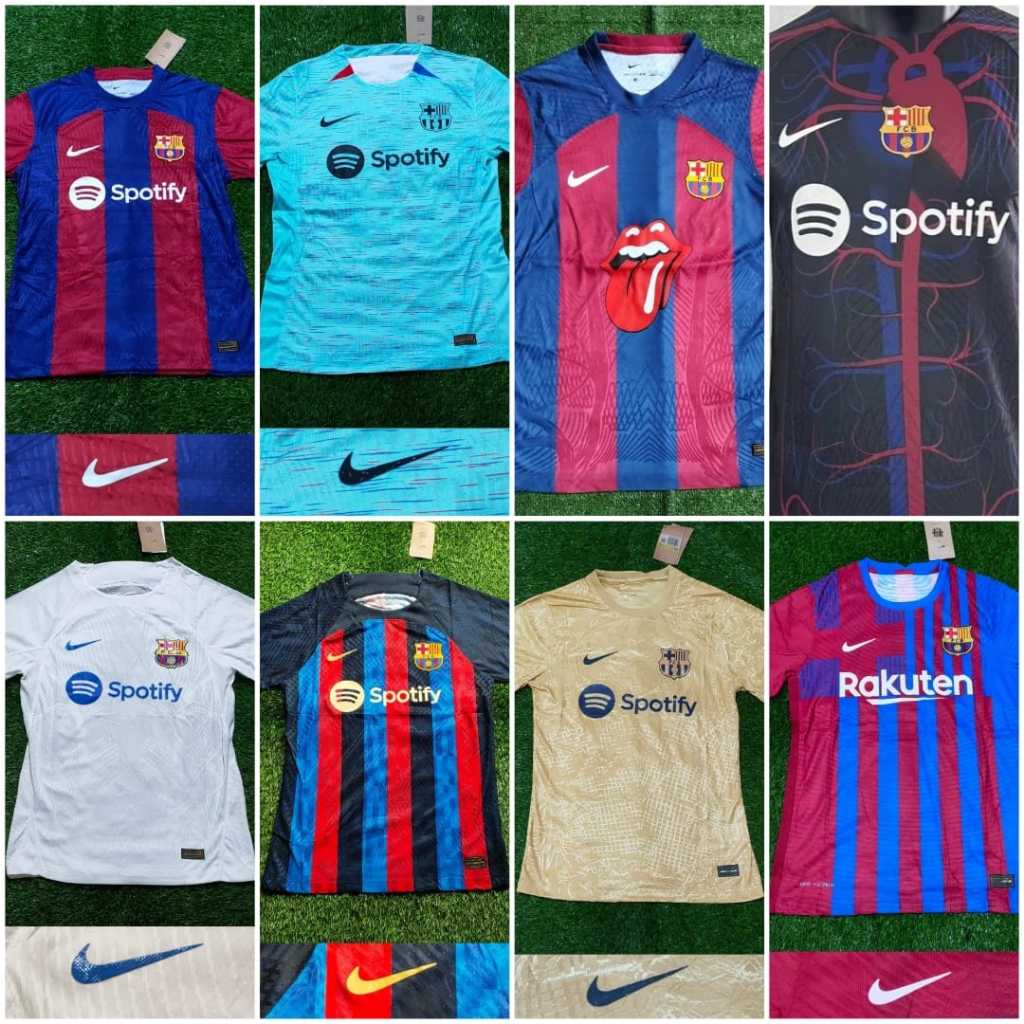 Jual PLAYER ISSUE BARCA BARCELONA HOME AWAY 3RD TRAINING EL CLASSICO ...