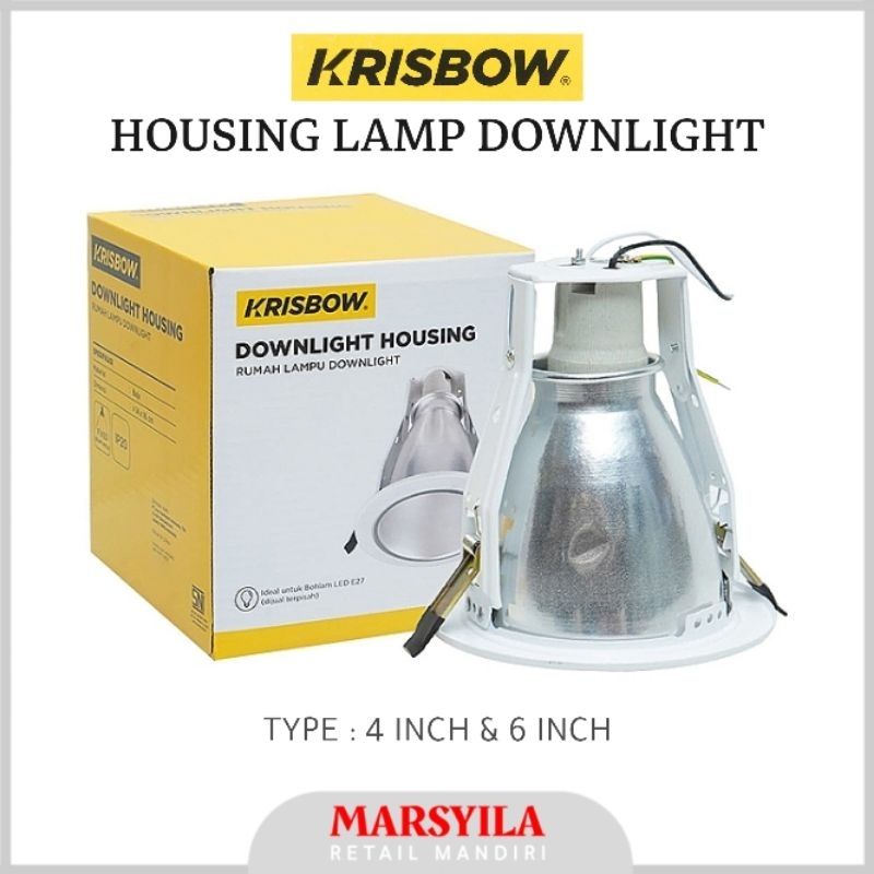 Jual Lampu Downlight Inch Inch Housing Lampu Krisbow Housing Downlight Plafon Krisbow