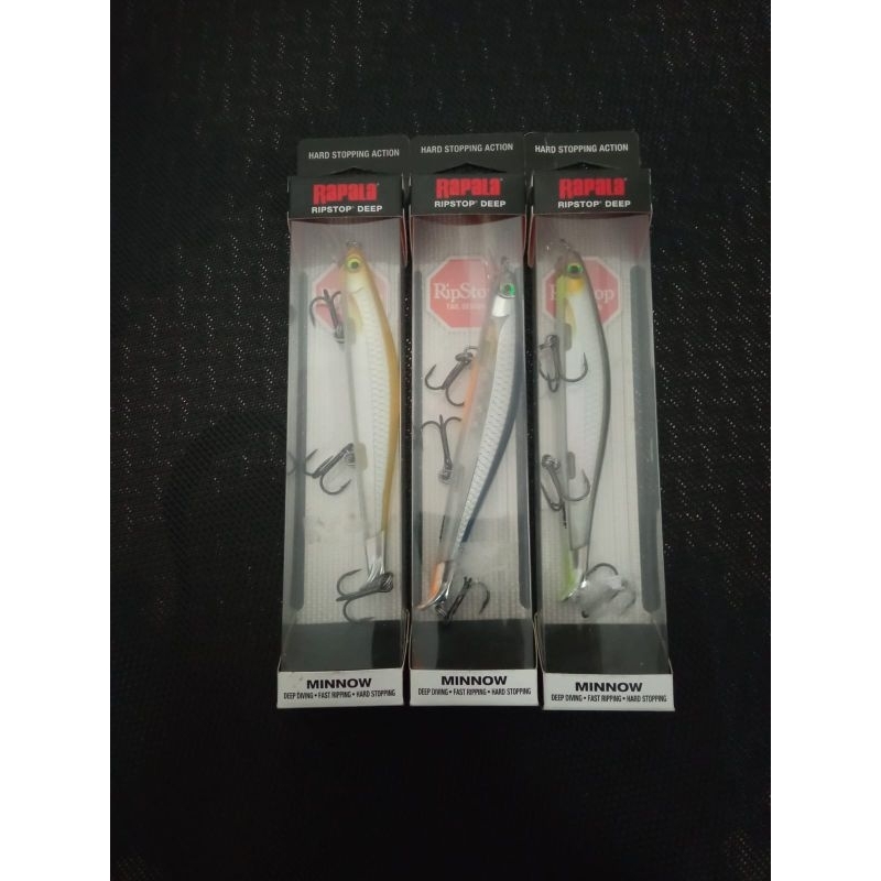 Esca Da Pesca Rapala Ripstop Deep 12 - 12cm 15g Per Acqua Dolce, Profondità 2.4-2.9m