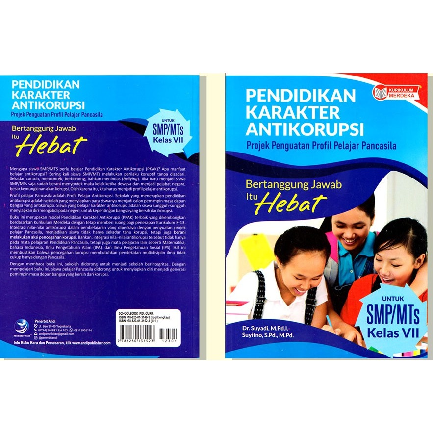 Jual Pendidikan Karakter Antikorupsi - Projek Penguatan Profil Pelajar ...