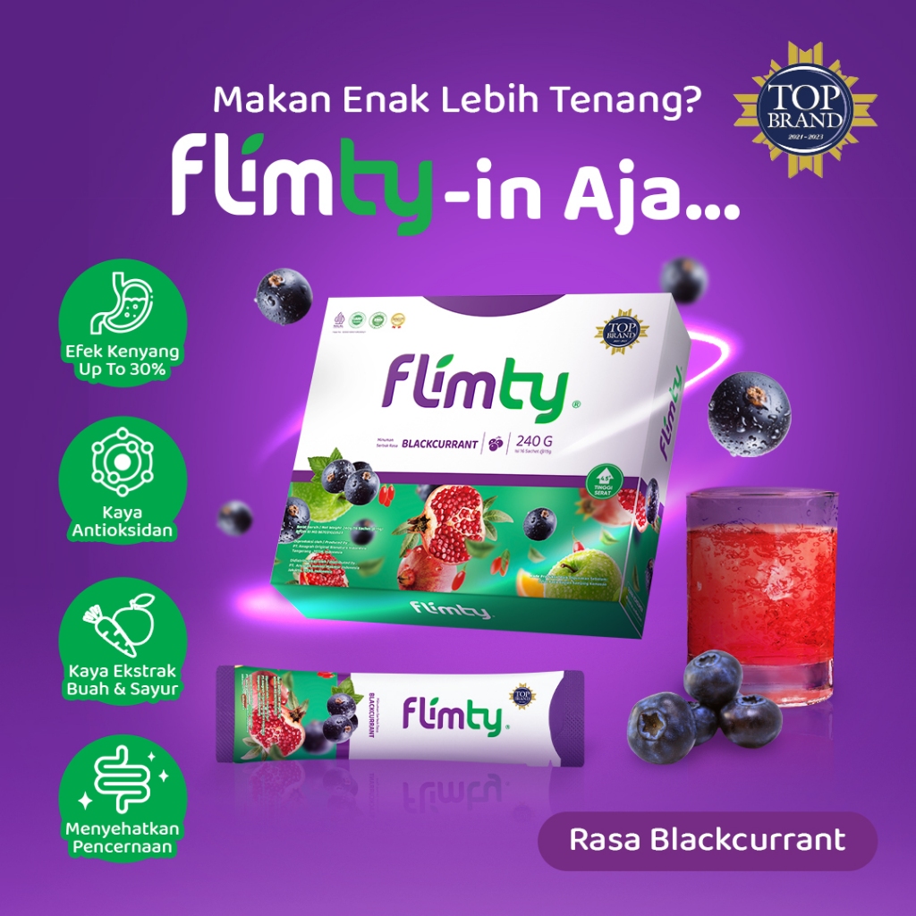Product image Flimty Fiber 1 Box (16 sachet)