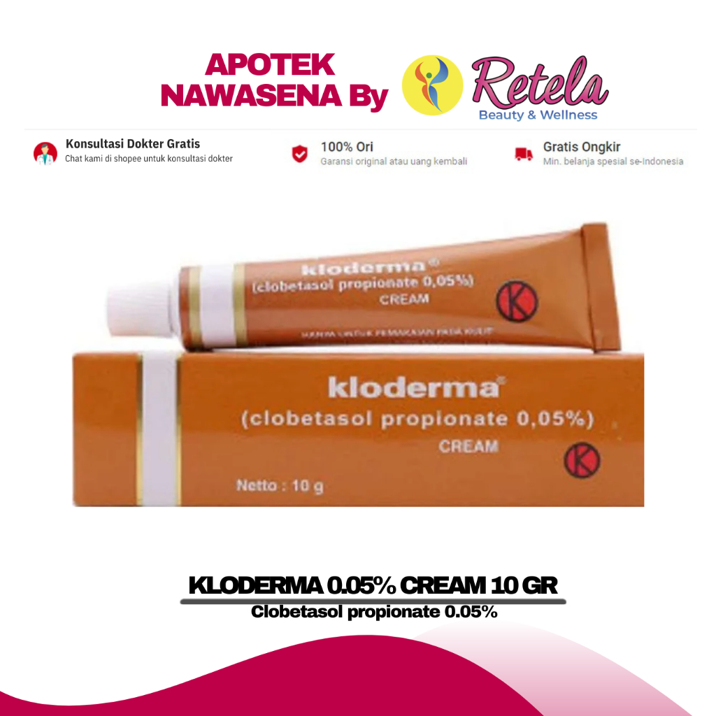 Jual Kloderma 005 Cream 10 Gr Clobetasol Propionate 005