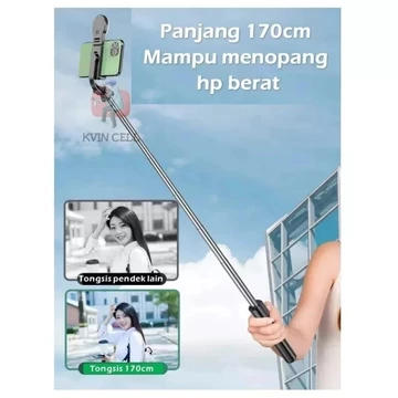 02 Tripod Live Tiktok Tongsis Premium Ringlight Ring Light Premium
