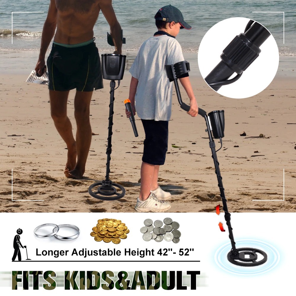 Jual Metal Gold Coin Detector Underground Mesin Deteksi Besi Emas MD ...