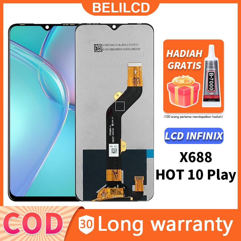 Jual Original Lcd Infinix Hot 10 Play X688 Hot 11 Play X688b Fullset Touchscreen