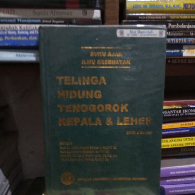 Jual Buku Ajar Ilmu Kesehatan Telinga Hidung Tenggorok Kepala Leher