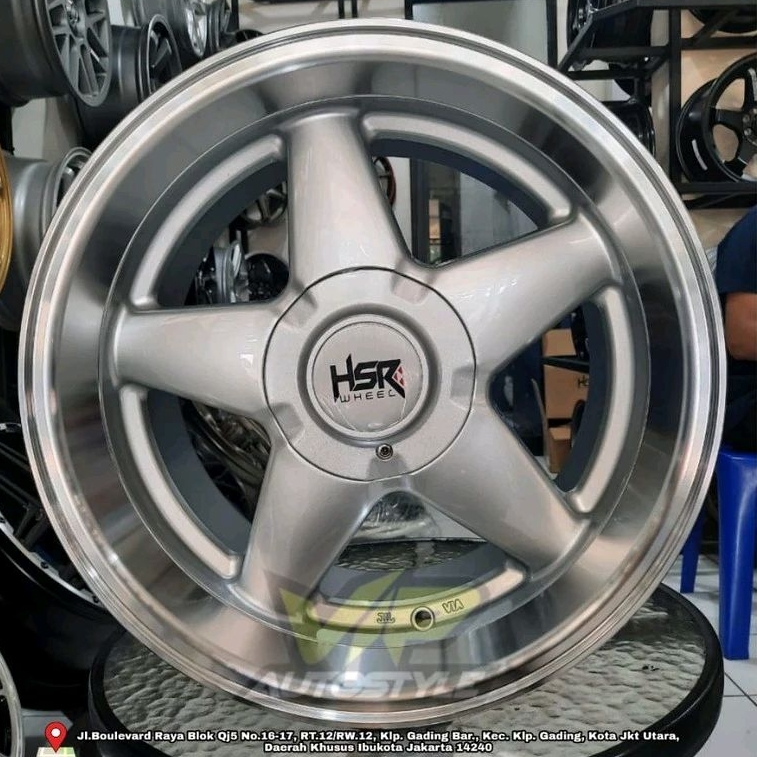 Jual Velg HSR R16 VEST Lebar belang 8/9 Pcd 5x100 dan 5x114,3 ( 4 velg ...