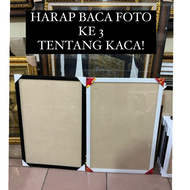 Jual FRAME 60x70CM /BINGKAI 60X70 DENGAN KACA HIASAN DINDING HIGH
