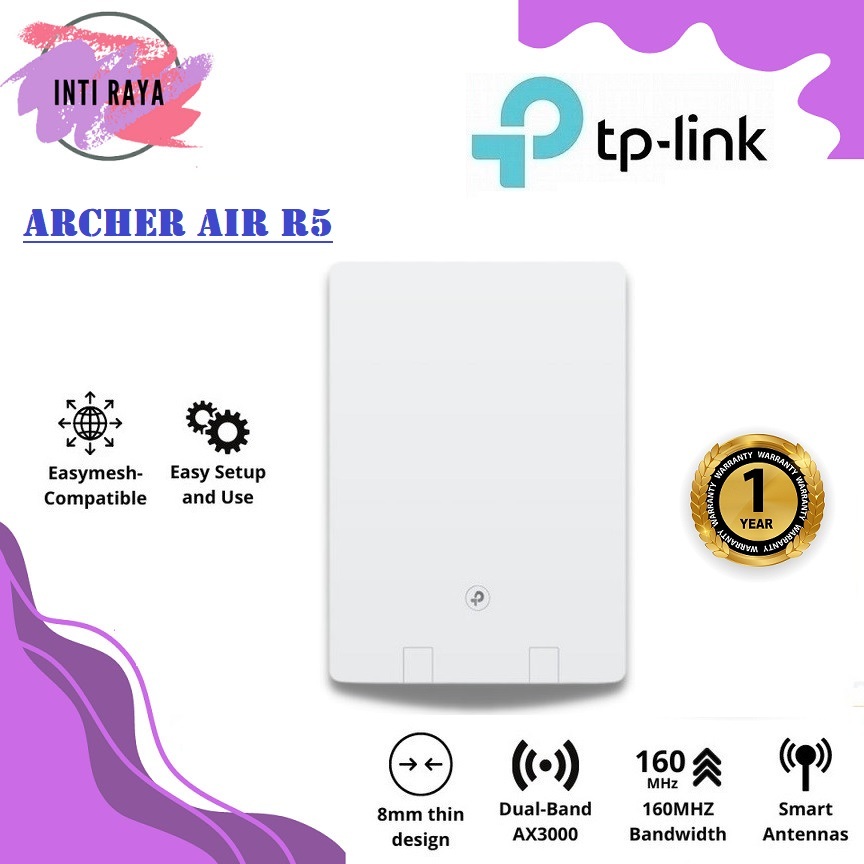 Jual TP-Link Archer Air R5 AX3000 Dual-Band Gigabit Wi-Fi 6 Air Router ...