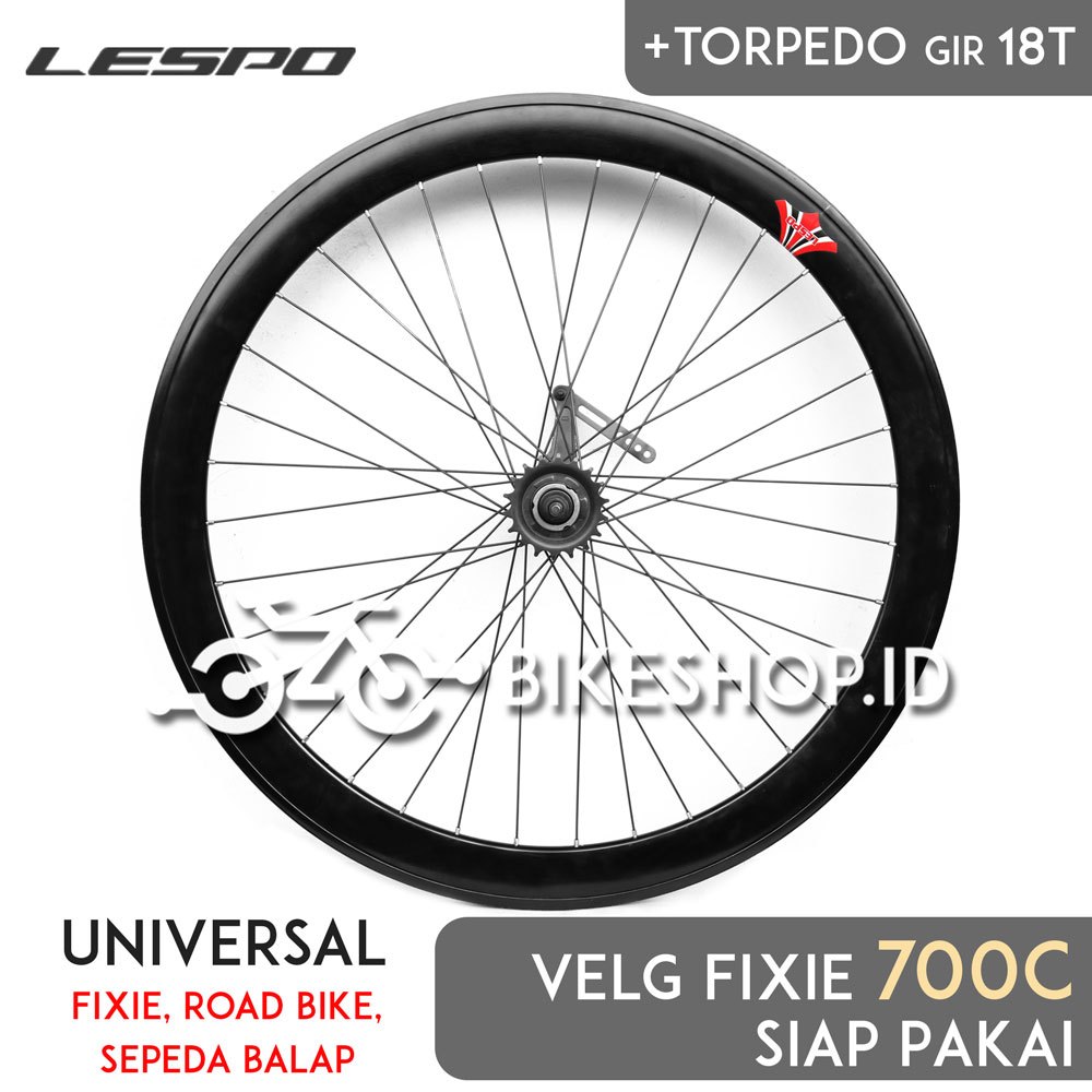 Jual Wheelset Velg Sepeda Uk 700c 5cm Alloy Torpedo Rims Roda Siap Jadi ...