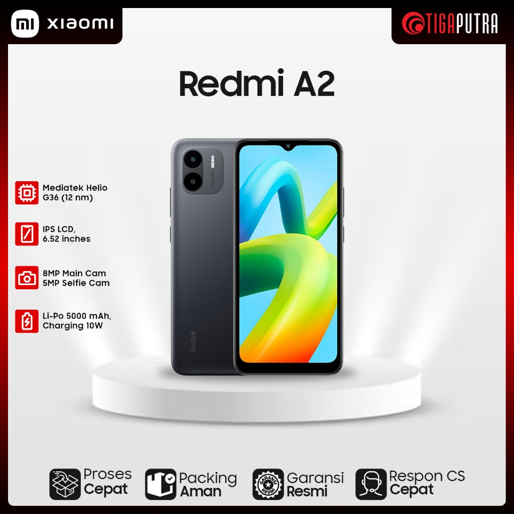 Xiaomi Redmi A2 3/32 Upgrade Redmi A1 Garansi Resmi - Mi Gadget Malang