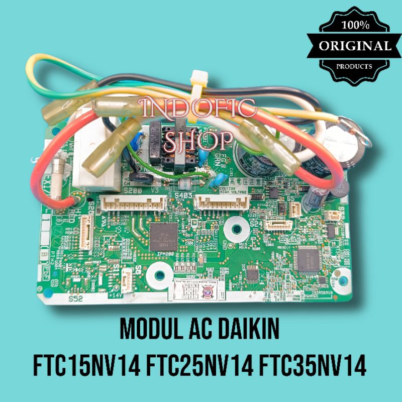 Jual MODUL AC DAIKIN FTC25NV14 PCB AC DAIKIN ORIGINAL FTC15NV14 Ex17037
