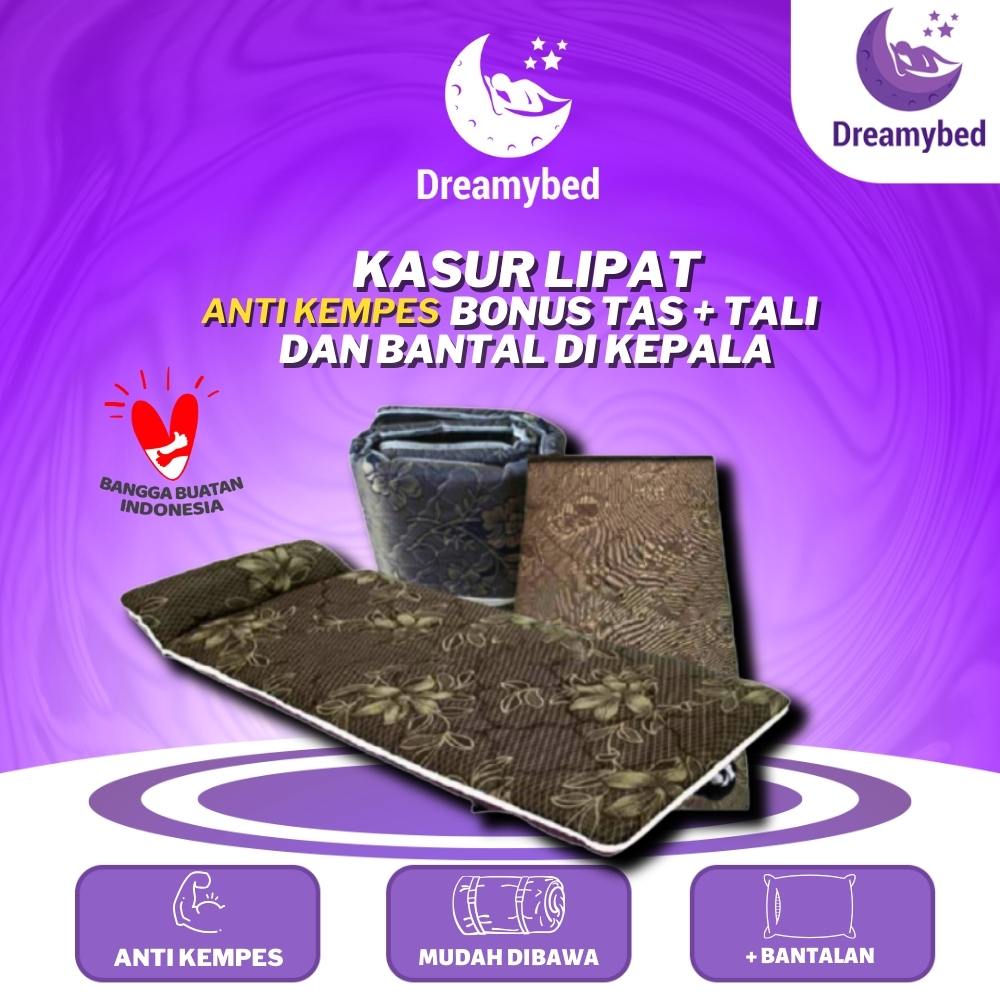 Jual BERKAH SALE FREE ONGKIR BISA COD Kasur Lipat Tebal Anti Kempes