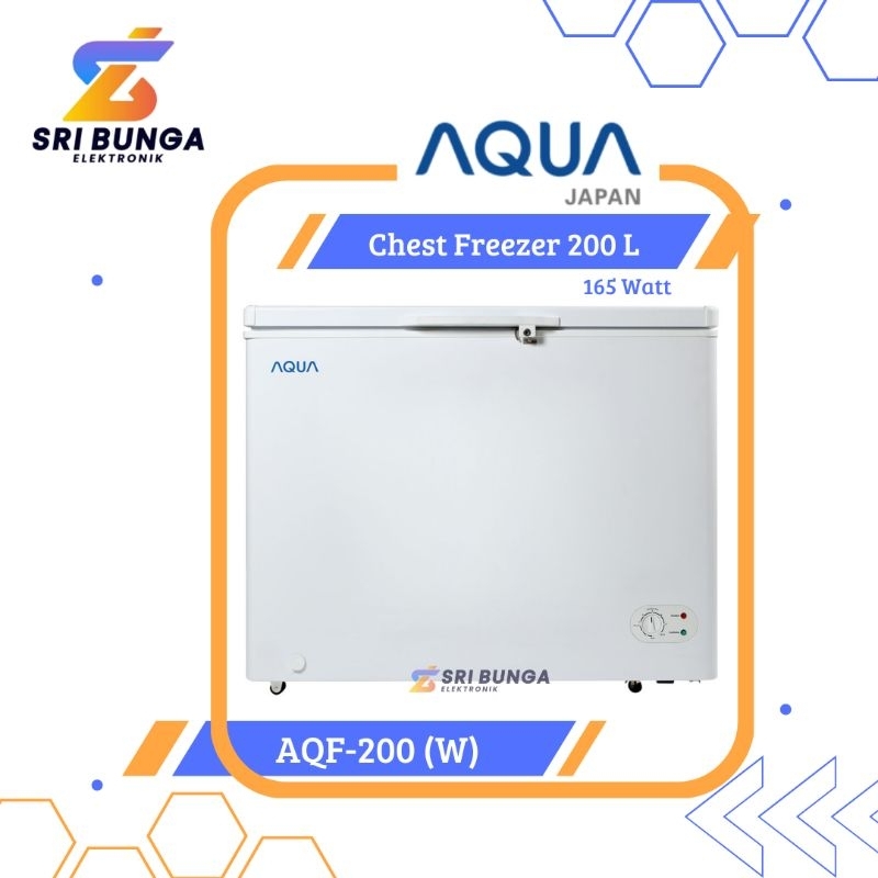 Jual Chest Freezer AQUA AQF 200 W Freezer Box 200 Liter Shopee Indonesia