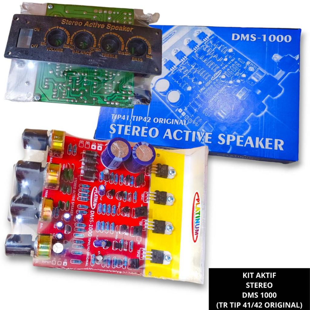 Jual Kit Aktif Stereo DMS 1000 Power Active Amplifier DMS1000 Platinum ...