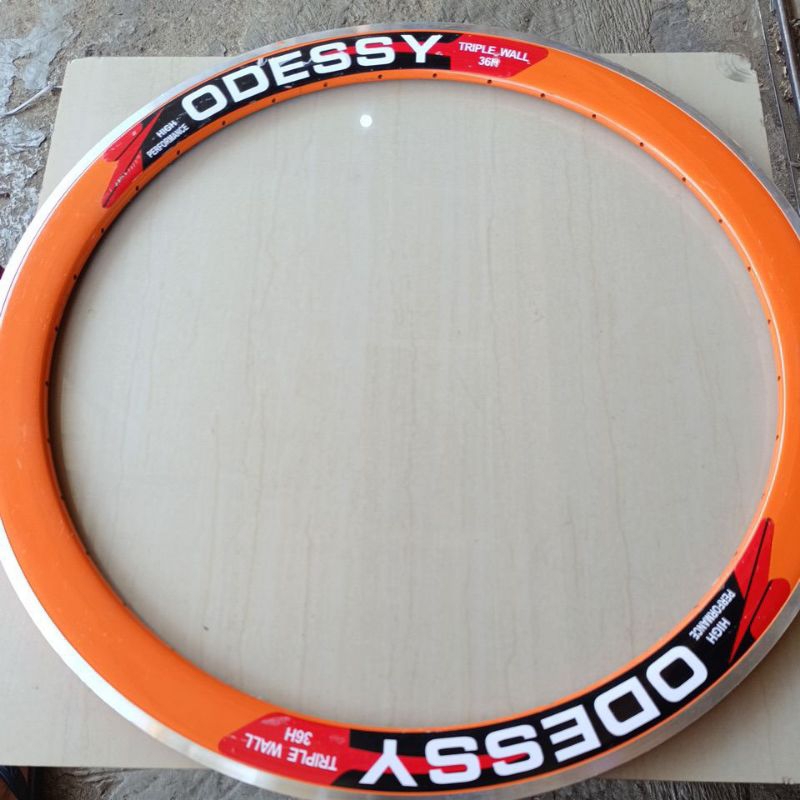 Jual rims lingkar velg sepeda fixie 36 hole bahan alloy aloy harga ...
