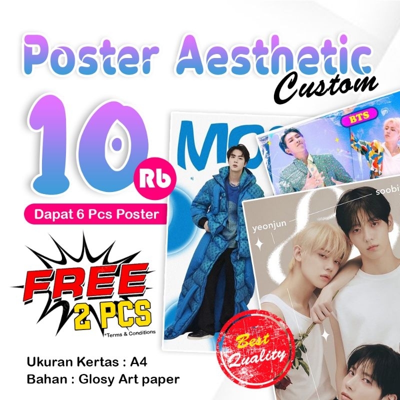 Jual Poster Dinding Aesthetic Poster Dinding Poster Dinding Custom Poster Dinding Murah 5268