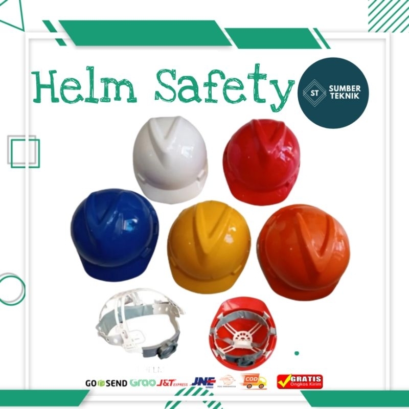 Jual Tokio Safety Helmet Topi Helm Proyek Putar Fast Track Kuning Putih