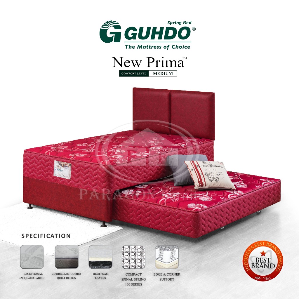 Jual Guhdo Spring bed 2in1 New Prima 090x200 HB Atlantic - | Shopee ...