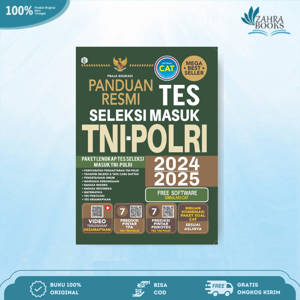 Jual Buku Panduan Resmi Tes Seleksi Masuk Tni Polri 2024 2025 Agro