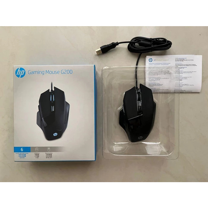 Jual Mouse Gaming HP G200 RGB Shopee Indonesia