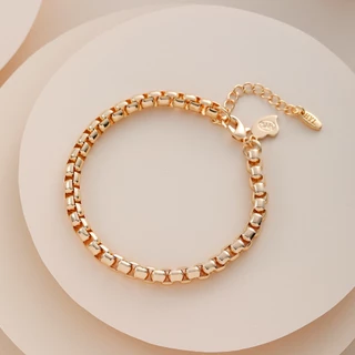 Hyl Jewelry 512B Gelang  Titanium Wanita Stainless Bangle Bracelet Terbaru Anti Karat Dan Keroncong Lilit Asli Silver Terbaru Tdk Luntur Selamanya Lapis Emas Original Pria Ori Import