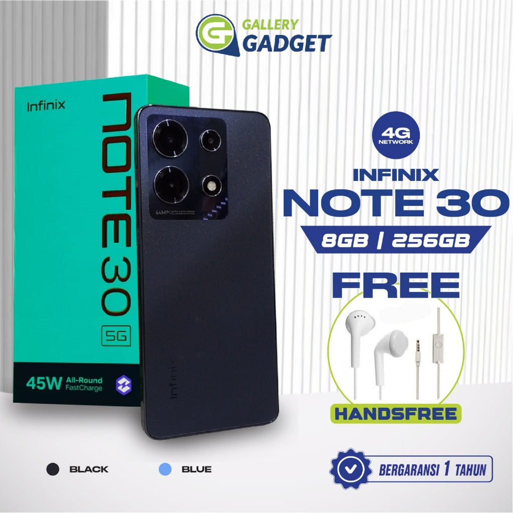 Jual Infinix Note 30 8/256 GB RAM 8 ROM 256 8GB 256GB HP Smartphone ...