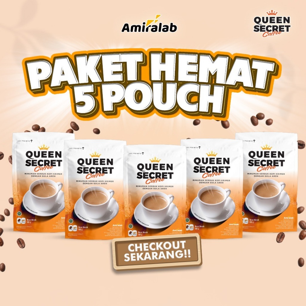 Jual Khusus Bali Nusa Amiralab Queen Secret Coffe 5 Pouch Garansi 100 Minuman Kopi Wanita 7133