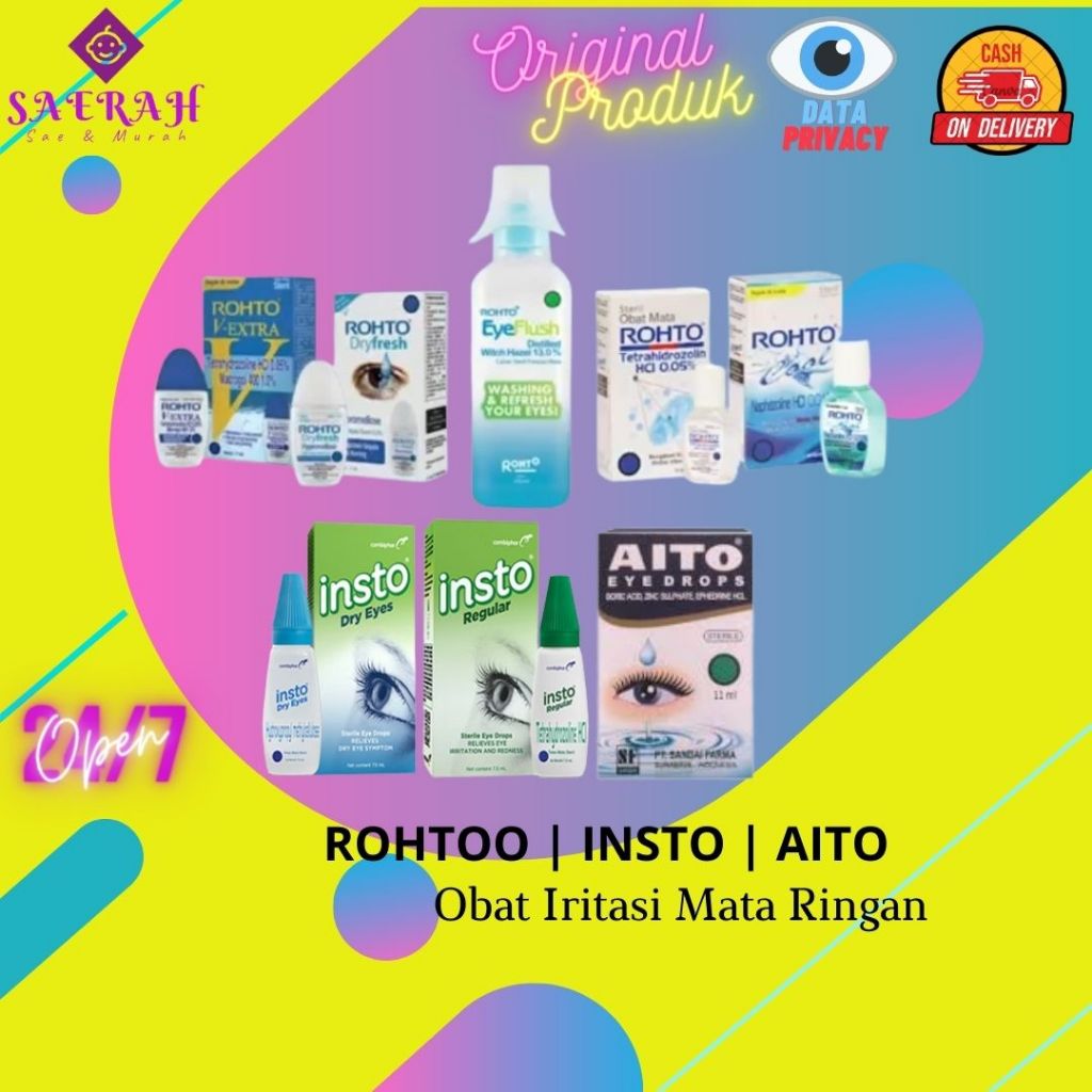 Jual Insto Reguler Eye | Insto Dry Eyes | Rohto | Rohto Cool | Rohto V ...