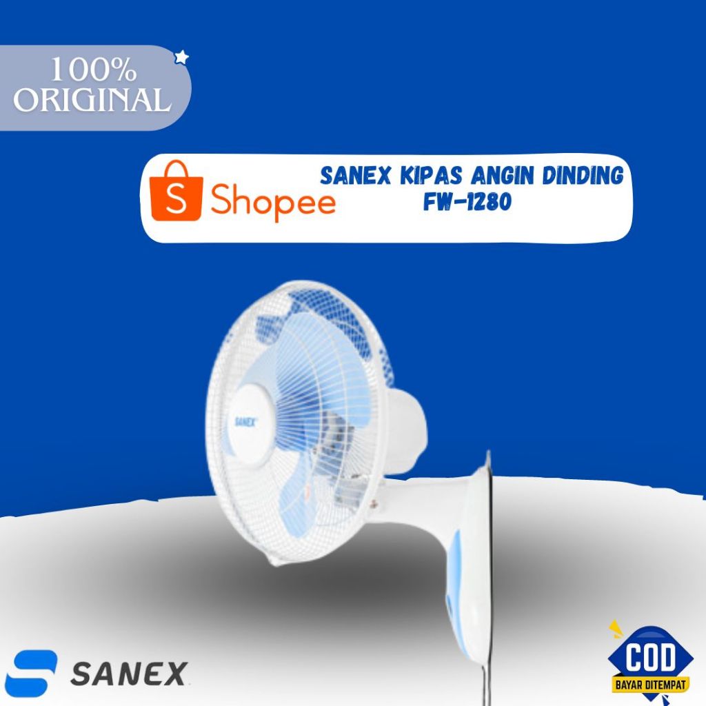 Jual Sanex Kipas Angin Dinding FW1280 12 Inch Kipas Dinding