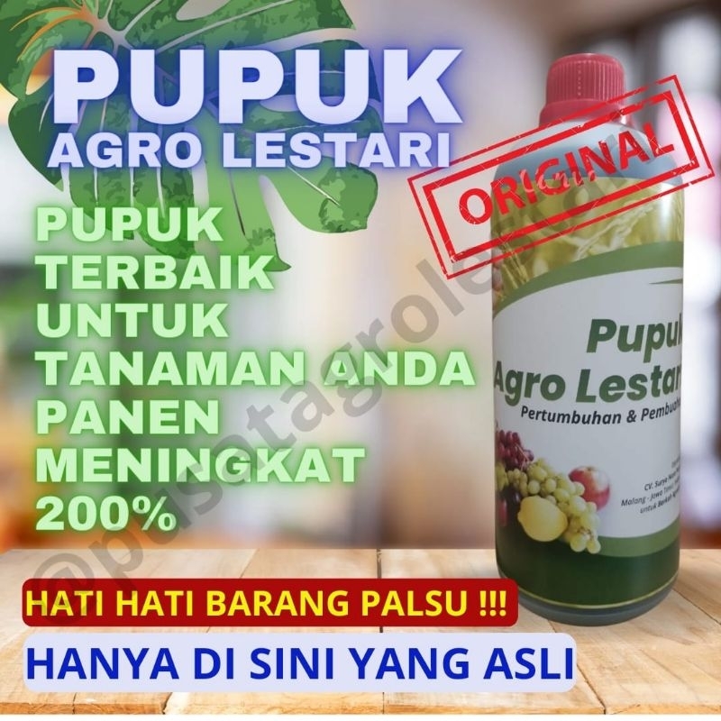 Jual Pupuk Agro Lestari Original Liter Pupuk Terbaik Untuk Tanaman Anda Panen Meningkat