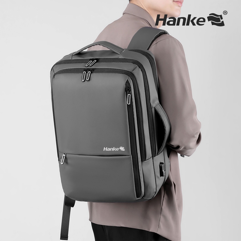 Jual Hanke Tas Ransel Laptop Laptop Backpack Nylon - BK2103 | Shopee ...