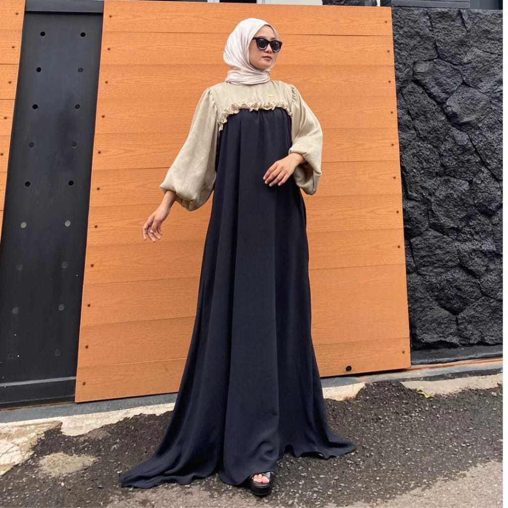 Jual Baju Lebaran Terbaru 2024 Viral Sabrina Dress Gamis Terbaru 2024 ...