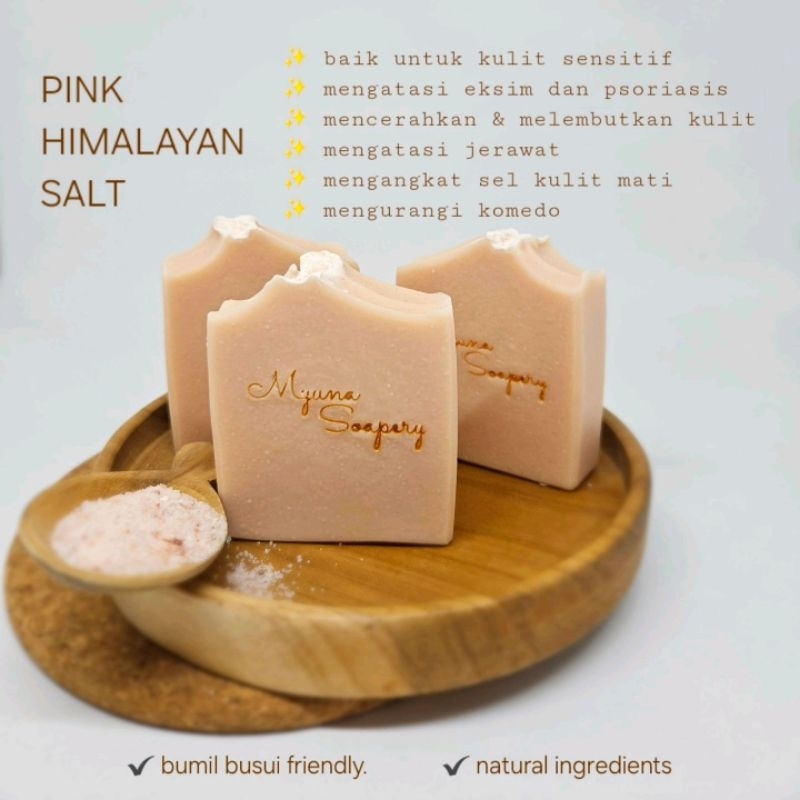 Jual Himalayan Pink Salt soap bar ( for sensitive / eksim skin type ...