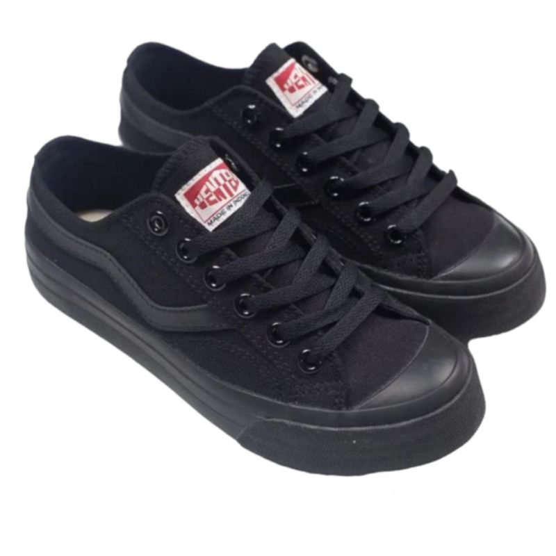 Jual ventela hitam polos/sepatu ventela full black/sepatu ventela all ...