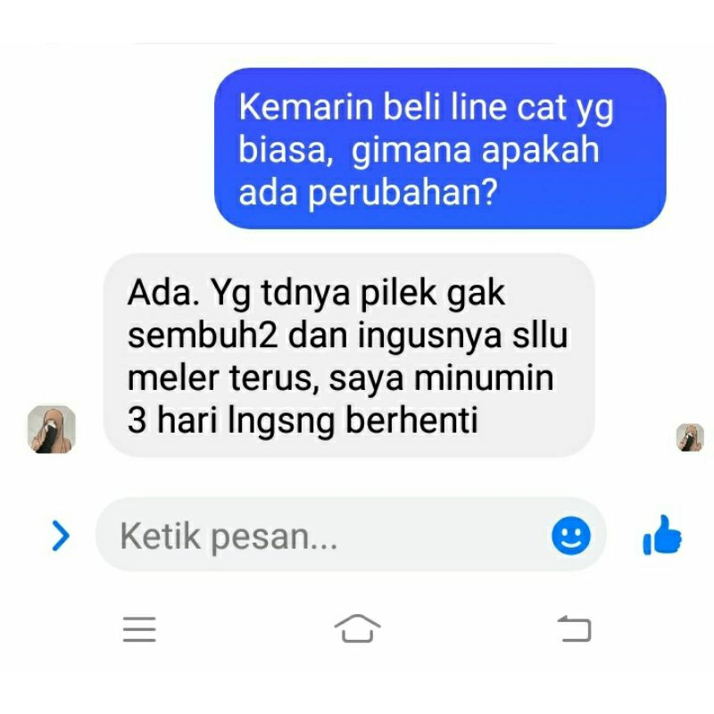 Jual LINE CAT obat Flu akut, batuk, sakit mata dan chlamidya pada ...