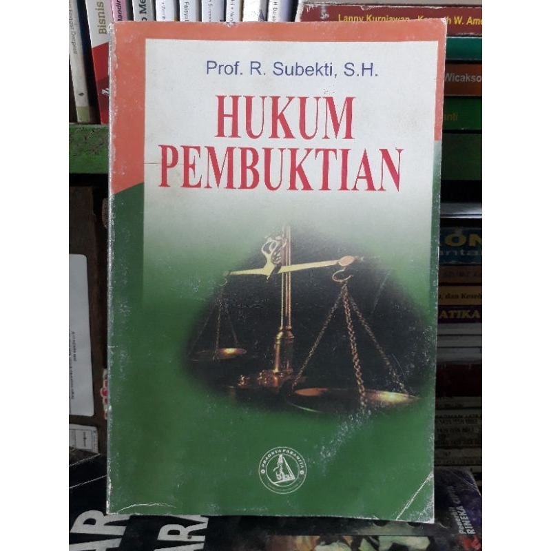 Jual Buku Hukum Pembuktian Shopee Indonesia