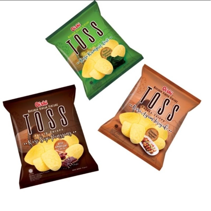Jual Oishi Toss Potato Crisps 75g | Shopee Indonesia