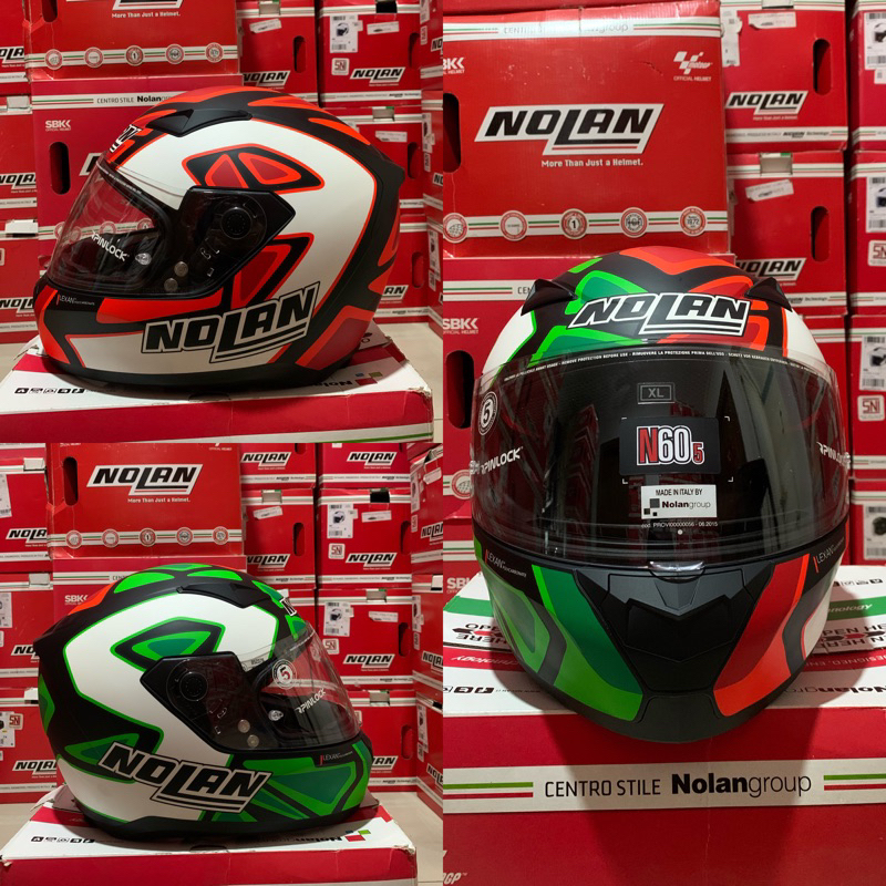 Jual NOLAN HELM / JUAL RUGI HELM NOLAN N605 GEMINI REPLICA PETRUCI ...