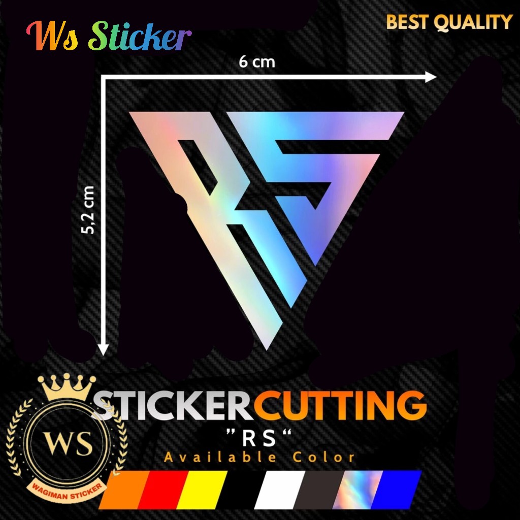 Jual Stiker Cutting Viral RS RACING SPEED HITS | Shopee Indonesia