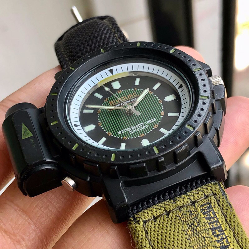 Jual Vintage Maruman Bivouac Micro Flash Beam Men s Watch Shopee Indonesia