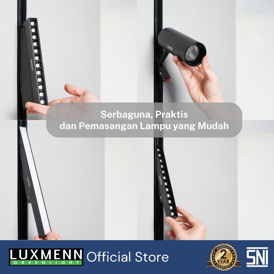Jual LUXMENN LED Magnetic Track Light Power Supply HRX100 HRX200 100W ...