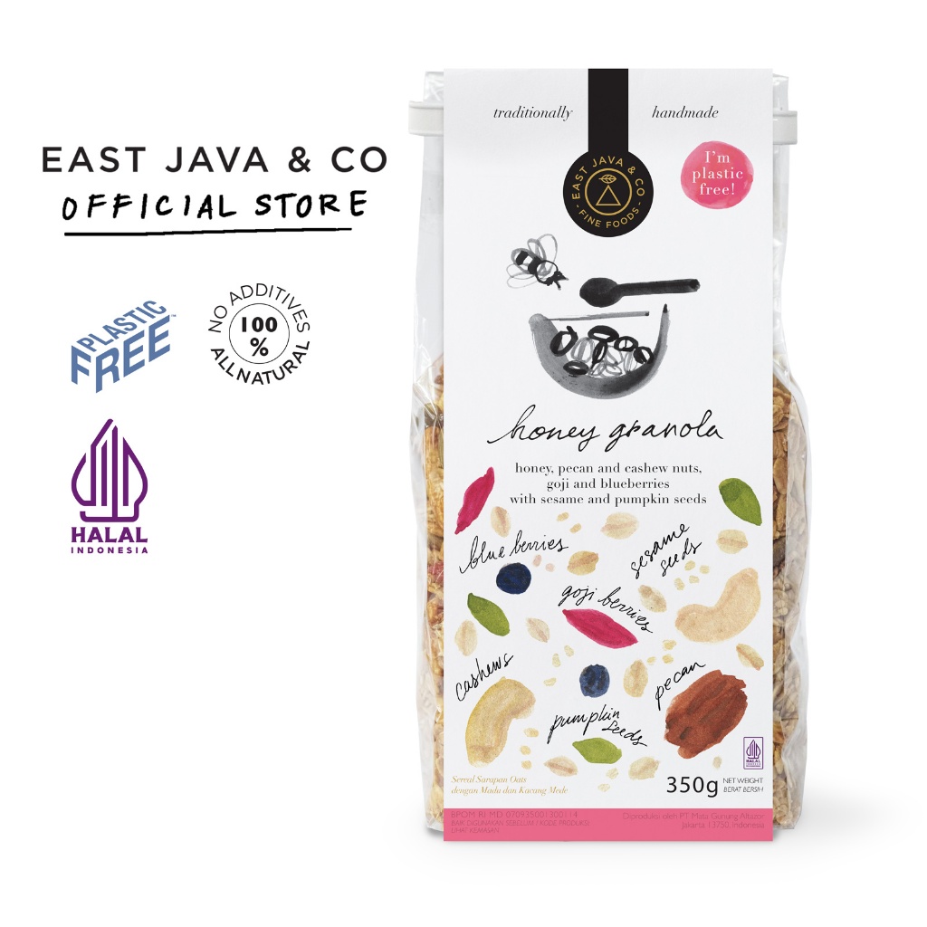 Jual East Java & Co Honey Granola - 350g | Shopee Indonesia
