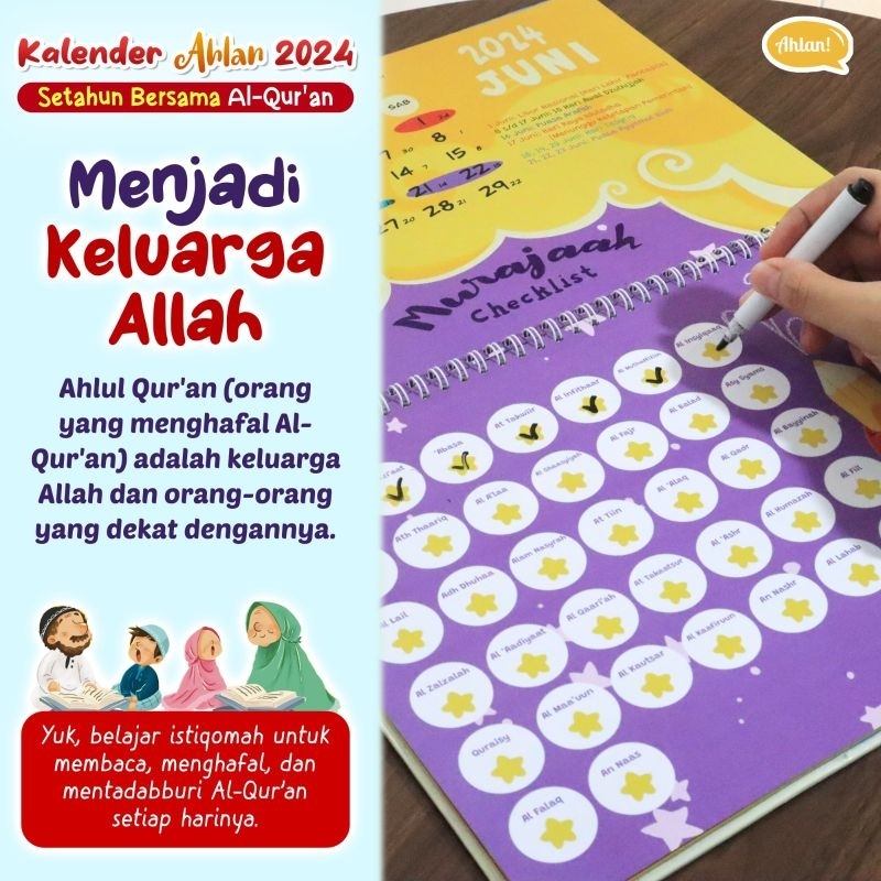 Jual Kalender Aktivitas Anak Ahlan 2024 Bonus | Shopee Indonesia