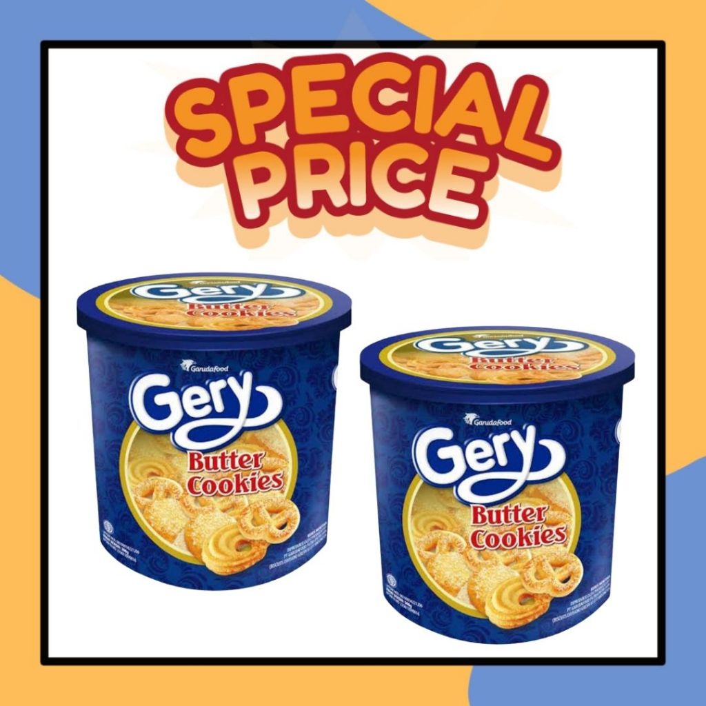Jual Gerry Butter Cookies 300gr Biskuit Toples Gery Cookie Camilan