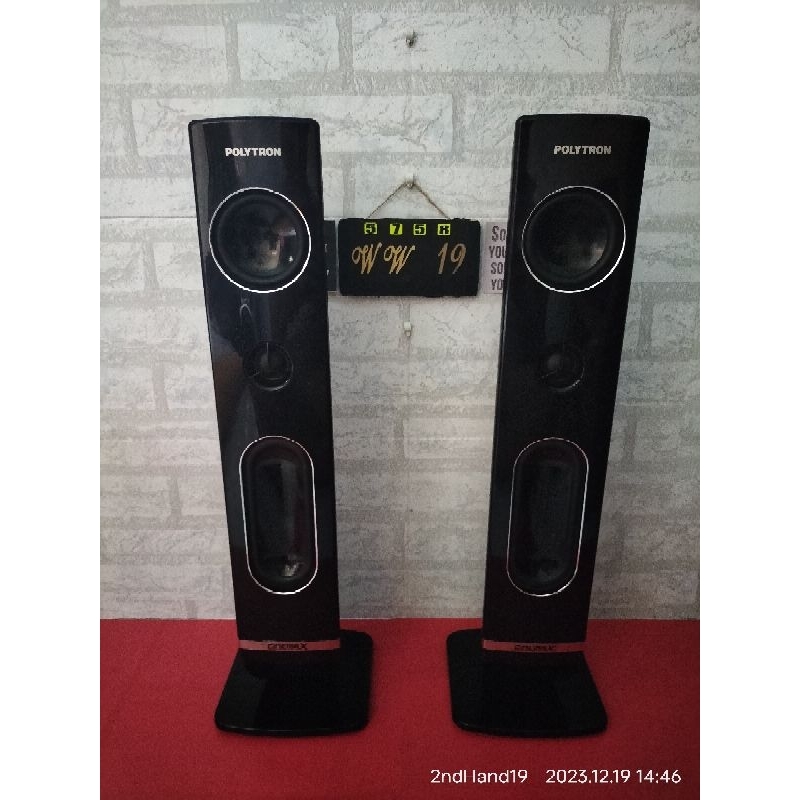 Jual speaker tower Polytron x TV 32 inch pasif Shopee Indonesia