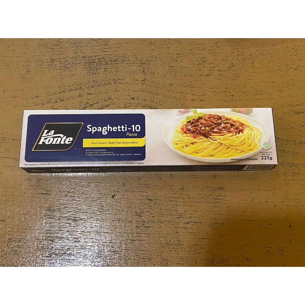 Jual LA FONTE SPAGHETTI 225GR | Shopee Indonesia