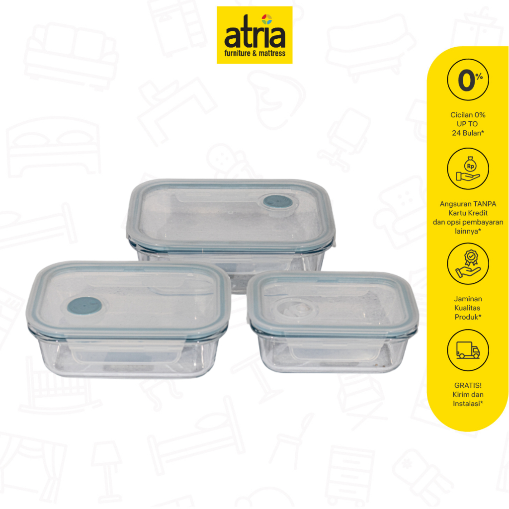 Jual Atria Anne Atria tupperware Bening Polos 3 | Shopee Indonesia